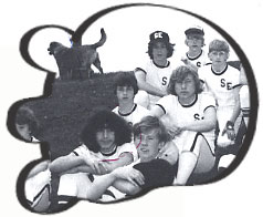 The dog Sugar invades the 1980  Sherburne Jr High baseball team photo